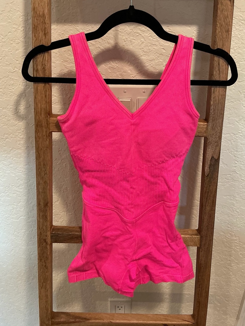 JoyLab Seamless Bodysuit Womens Small Hot Pink